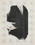 Brian King, Bloom's Waistcoat, 1982, mixed media