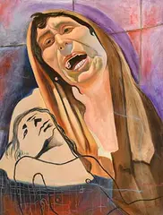 Mark (Rasher) Kavanagh, Massacre, 1999, oil on canvas