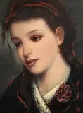 Ken Hamilton, Girl with a Ribbon in her Hair