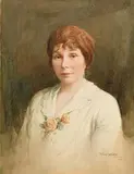 Portrait of a Lady by Frank McKelvey, 1931, watercolour, offered Jun 2019