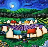 Annie Robinson, Walk with Us, acrylic on canvas