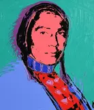 Hans-Jürgen Kuhl, Indian, 1998, acrylic on canvas