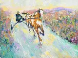 Declan O'Connor, King of the Road, oil on canvas