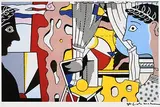 Roy Lichtenstein, Untitled, 1984, Editions: Cross River Press Ltd / New York, Abbeville Press - double page print with book fold