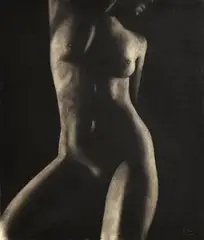 Paddy Lennon, Standing Nude, 2006, charcoal
