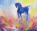 Declan O'Connor, Tir na N'Og, oil on canvas