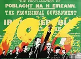 Robert Ballagh, The Proclamation of the Provisional Government of the Irish Republic, 1990, limited edition lithograph - numbered 306 from an edition of 500