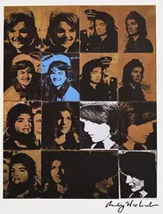 Andy Warhol American, Jackie, 1982, from a signed VIP catalogue 1982