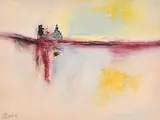 Gerald Davis, St Brendan the Navigator, 1988, oil on board
