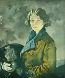 William Orpen, Roscommon Dragoon, colour collotype print on cream wove paper