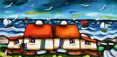 Annie Robinson, Home of the Heart, acrylic on canvas
