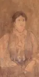 Mary Cottie Yeats, Portrait of a Lady, watercolour
