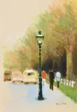 Anthony Robert Klitz, Phoenix Park, Dublin, oil on board