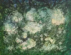 Ditch by Alicia Boyle, oil on canvas, sold Jun 2019