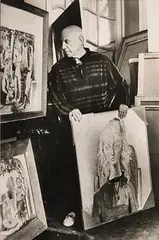 Pablo Picasso by David Douglas Duncan, 1958, vintage silver gelatin print, sold Jun 2019