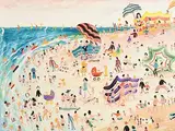 Sennen Cove by Simeon Stafford, oil on canvas, sold May 2019