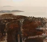 Rocky Landscape by Arthur Armstrong, 1968, oil on board, sold May 2019