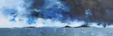 Peter Monaghan, Across the Bay, Dangerous Seas, oil on canvas