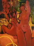 Apartment at Magallanes by Desmond Carrick, oil on canvas, sold May 2019