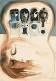 George Campbell, Warrior Series, mixed media on paper