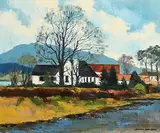 Denis Orme Shaw, The Mournes, oil on canvas