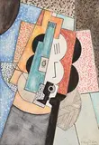 Henri Hayden French, Untitled, mixed media on paper