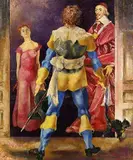 Christopher Campbell, Richelieu and Barradas, oil on board