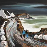J.P. Rooney, Irish Shawlies on the Cliff Road
