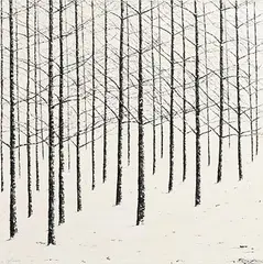 Pauline Walsh, Hushed Snow, oil on canvas