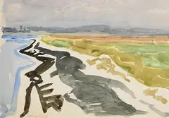 Nano Reid, Dollymount Strand, watercolour