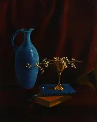 Collette Mills, Still Life with Goblet, 2002, oil on canvas