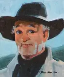 John Skelton Snr, Kerry Man from Cahersiveen, 2001, oil on board