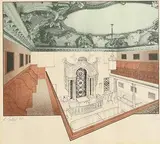 Robert Ballagh, Rotunda Hospital, 1986, limited edition lithograph - numbered 279 from an edition of 300