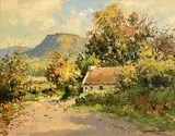Above Cushendun, Co Antrim by Maurice Canning Wilks, oil on canvas, sold Apr 2019