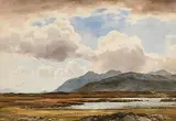 Frank Egginton, The Twelve Pins, Connemara, watercolour