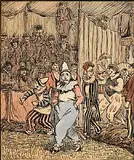 The Circus by Jack Butler Yeats, 1919, watercolour, pen and ink on paper, offered Apr 2019