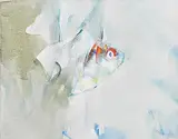 Louis le Brocquy, Goldfish (508), 1984, oil on canvas