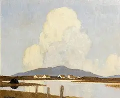 Paul Henry, Evening in Achill (1930-8), oil on board