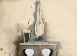Micheal Farrell, Lost Man, 1978, watercolour and pencil