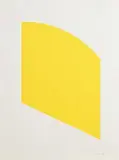 Ellsworth Kelly American, Yellow, 2004, limited edition lithograph - numbered 38 from an edition of 50
