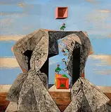 Matinée by Colin Middleton, 1976-77, oil on board, offered Apr 2019