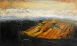 Raft by Hughie O'Donoghue, 2007, oil and mixed media on board, sold Apr 2019