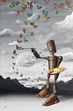 Michael Summers American, Flight of Fantasy, oil on board