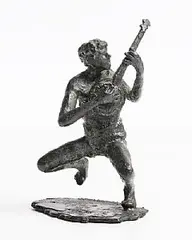 The Banjo Player by Rowan Gillespie, 1998, bronze - number 3 from an edition of 9, sold Apr 2019