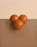 Comhghall Casey, Trio of Oranges, 2006, oil on canvas
