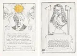 Alexander Massouras, Boris Johnson and David Cameron, pair of artist proof etchings aside from an edition of 100