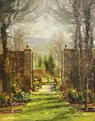 Mark O'Neill, The Secret Garden, 2004, oil on board