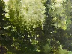 Stephen Lawlor, Divide, 2009, oil on paper