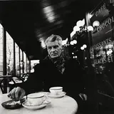 John Minihan, Samuel Beckett Photographed in his Favourite Paris Cafe, December, 1985, archival photograph