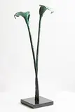 Fineann agus Baineann by Aine Ní Cathaisaigh, 1992, unique bronze on marble base, sold Mar 2019
